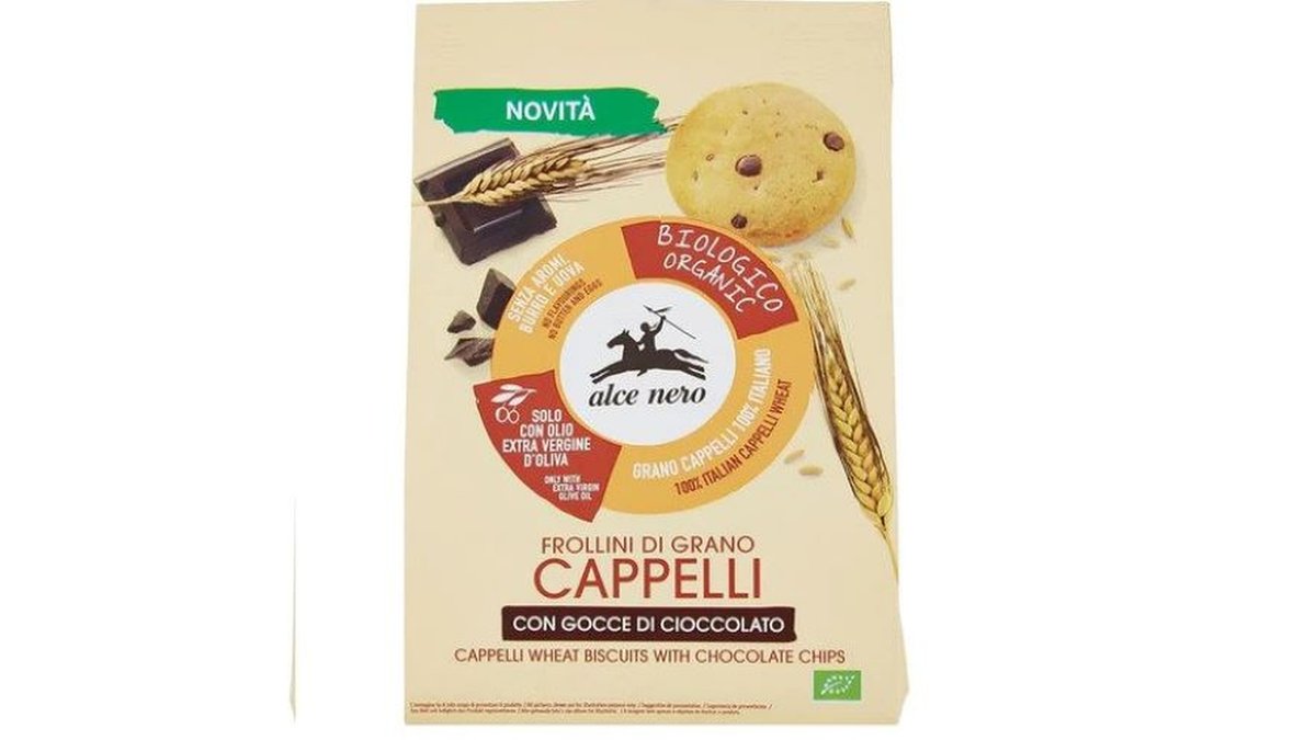 Alce Nero ბისკვიტები with chocolate chips (250 g)