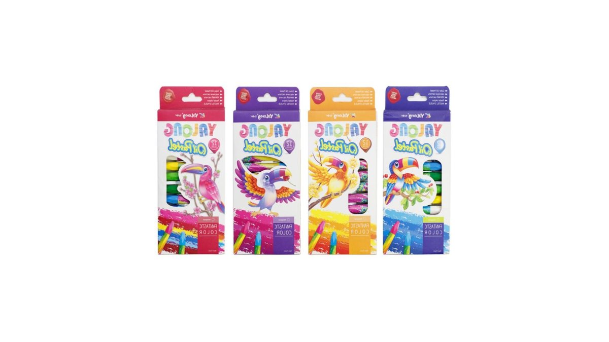 ცვილის კრayonები 12 colors