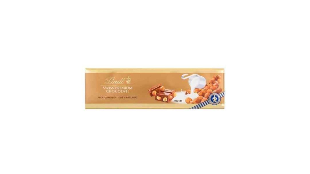 Lindt შოკოლადი Golden Chocolate with Hazelnuts (300 g)