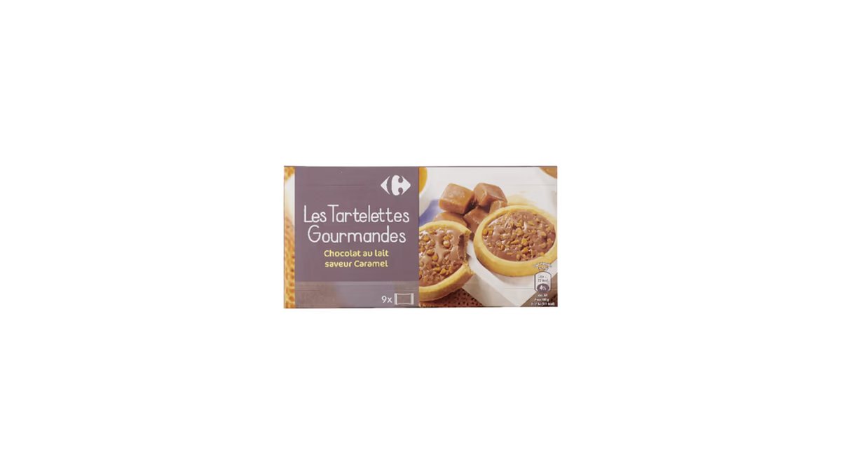 CRF biscuits chocolate and caramel (125 g)