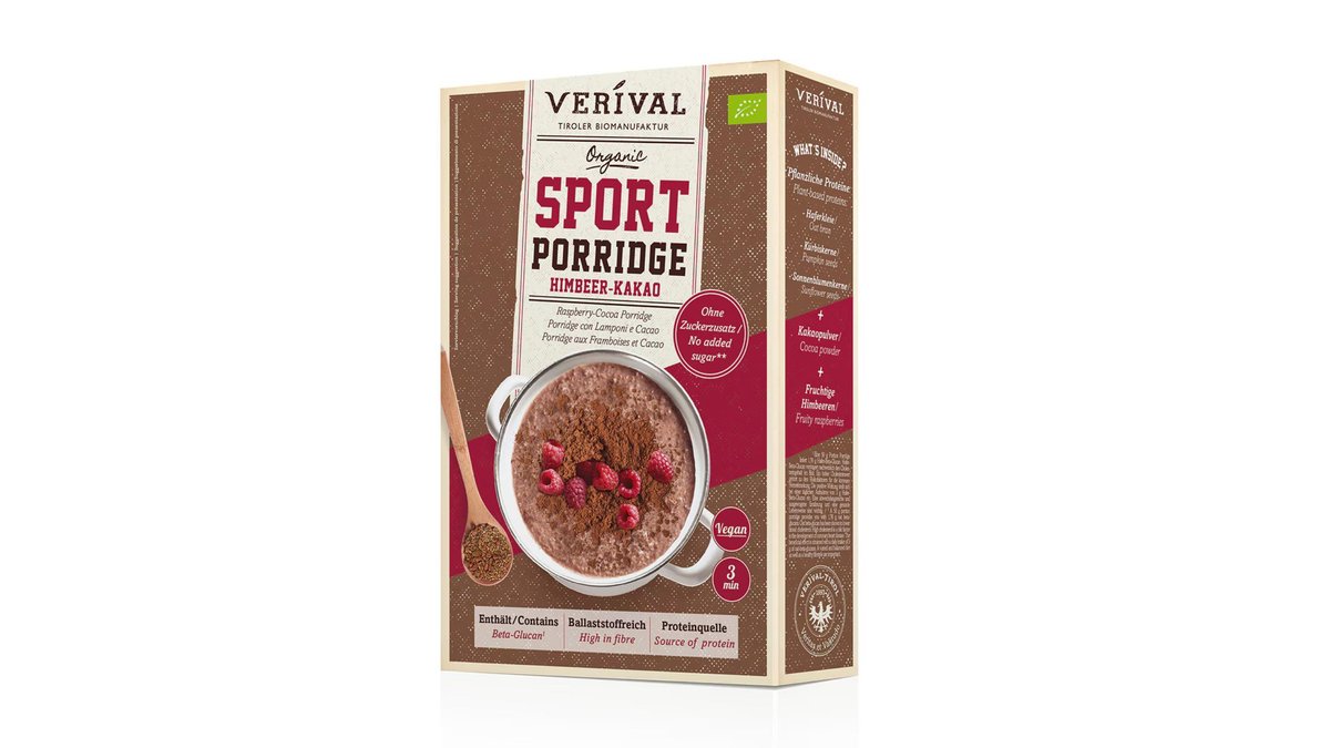VERIVAL Ов сяные крупы raspberry and cocoa (400 g)