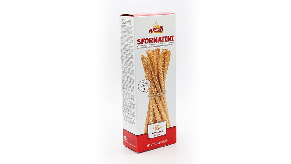 La Mole bread Sfornatini with sesame seeds (120 g)