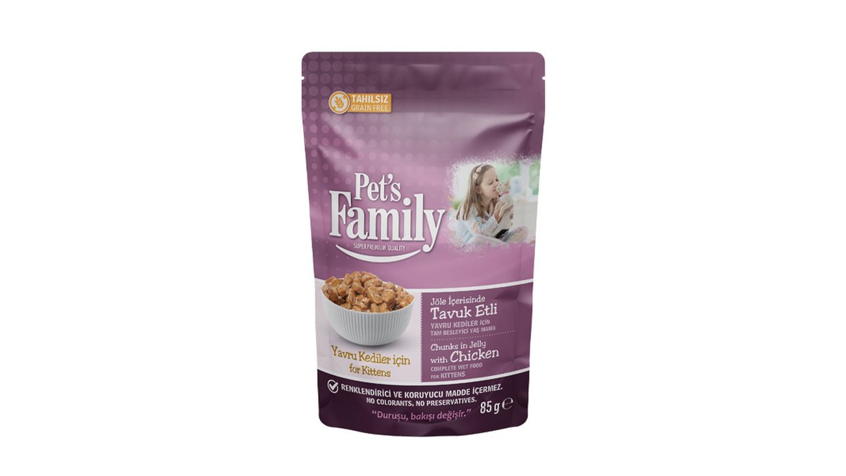 Jelly PetsFamily Pet Food with chicken (85 g)