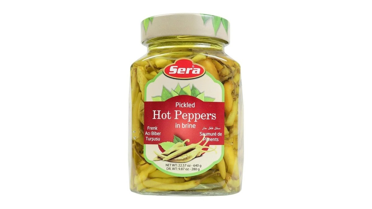 sera კონსერვირებული წიწაკა green hot pepper (280 g)