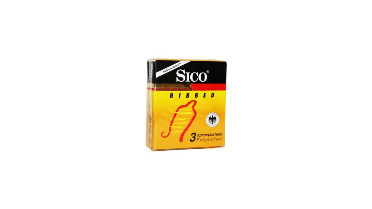 Siko Презерватив RIBBED (3 pcs)