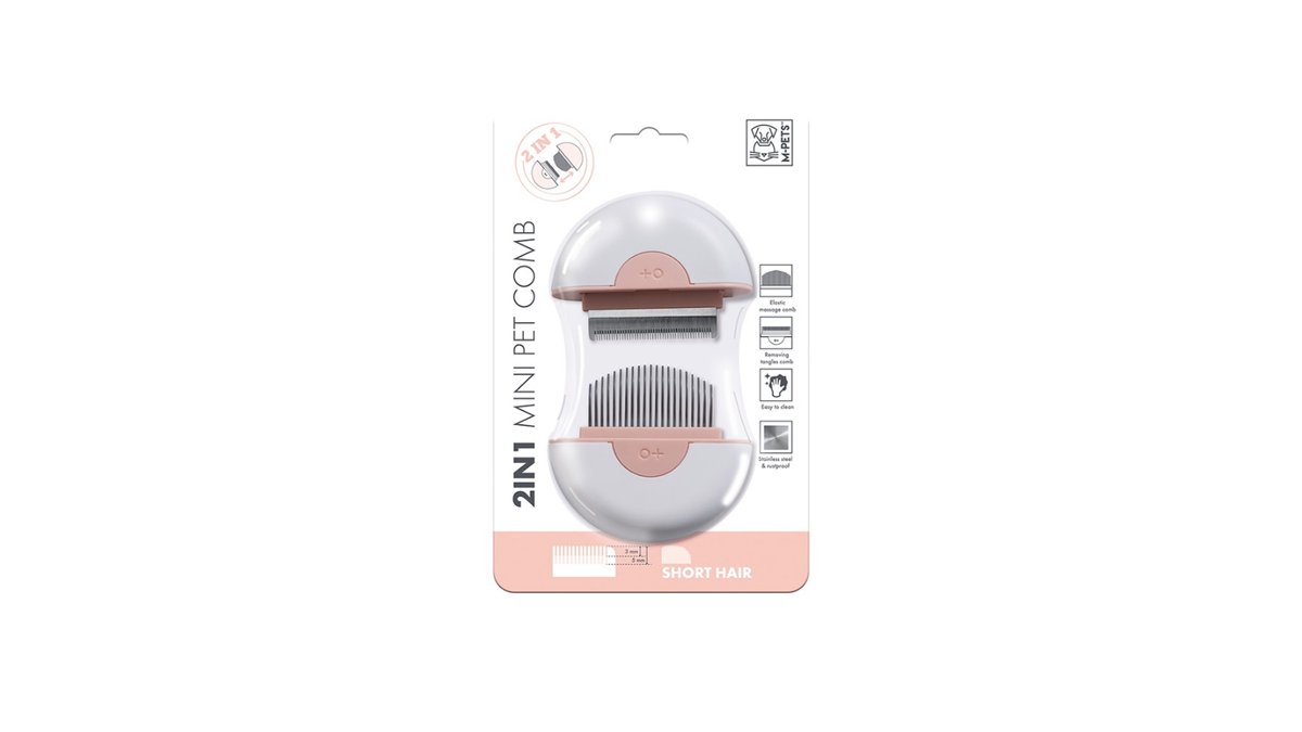 M-PETS Расческа для животных Mini Pet Comb