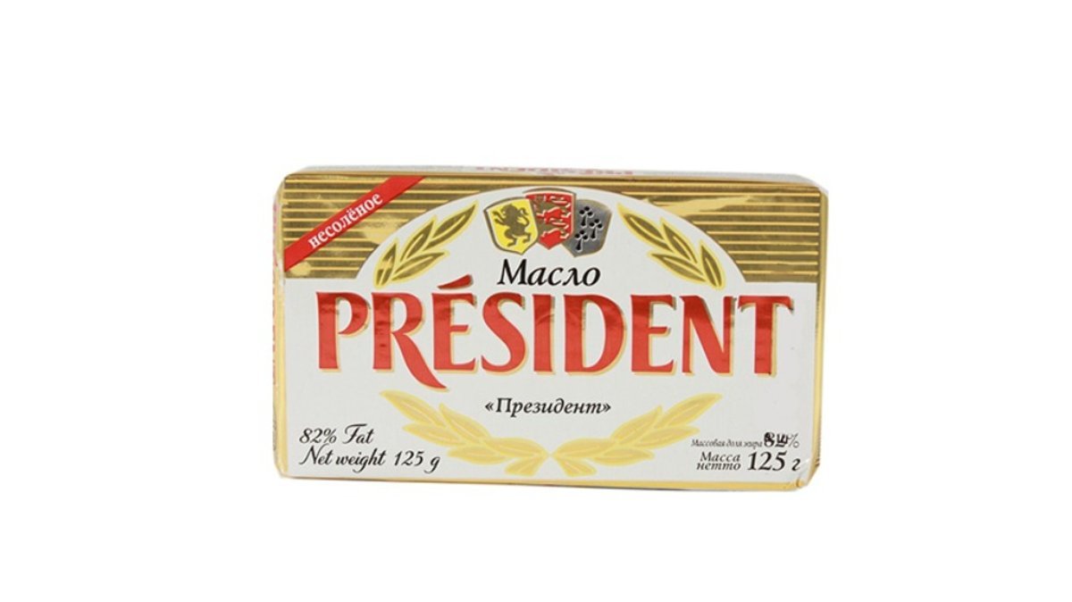 President Масло Creamy Unsalted (125 g)
