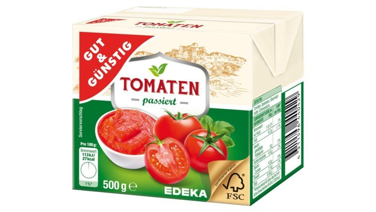 EDEKA პომიდვრის პიურე Tomato pulp