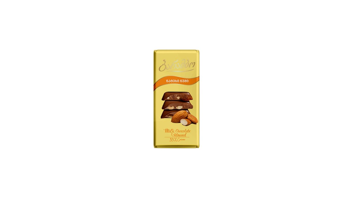 ბარამბო შოკოლადი chopped almonds (83 g)