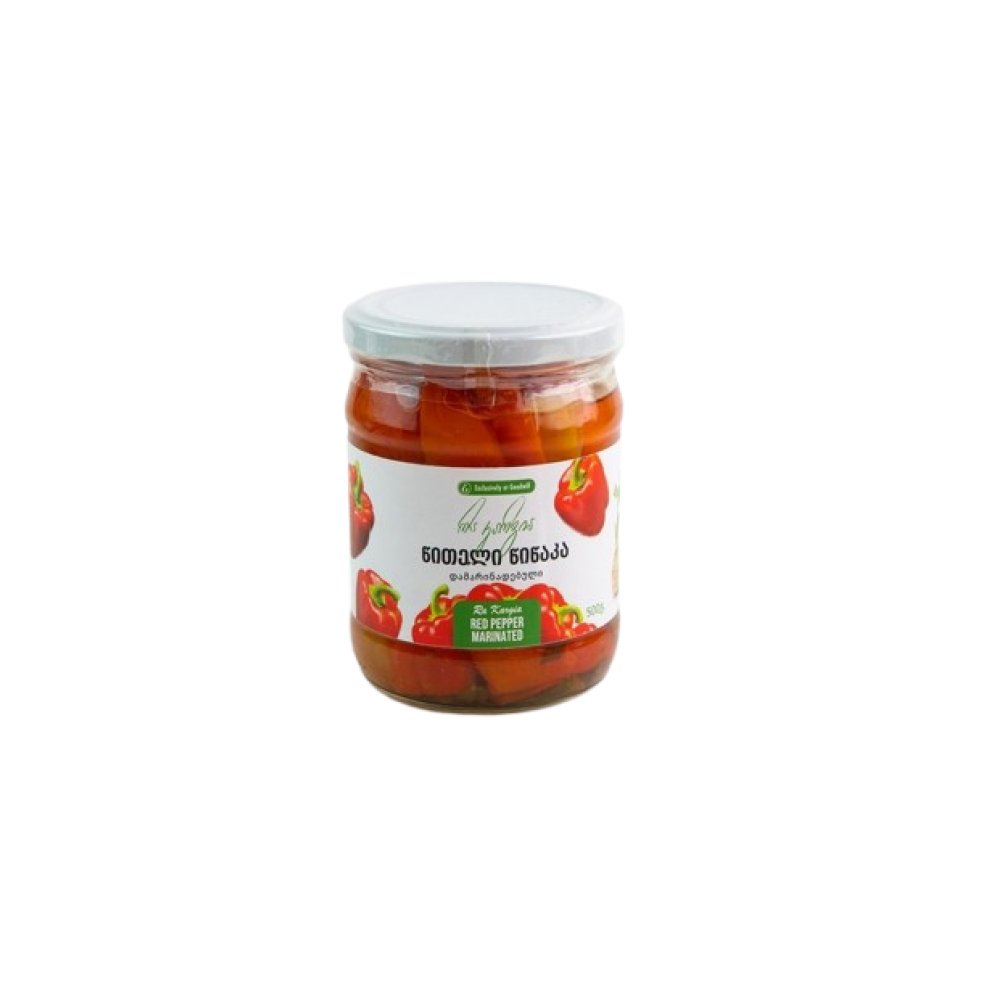 What's Good Консервированные Перцы Red Pepper (500 გრ)
