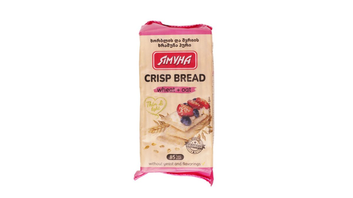 Yamuna ხორბლის ხრაშუნა პური Wheat and Oats (75 g)