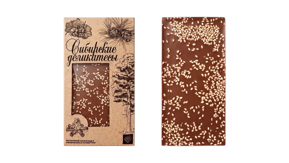 Libertad Шоколад Siberian delicacy with milk thistle and sesame (100 g)