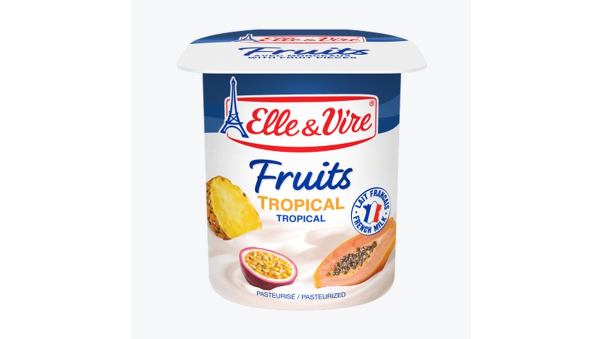 ELLE&VIRE Йогурт Tropical Fruits (125 g)