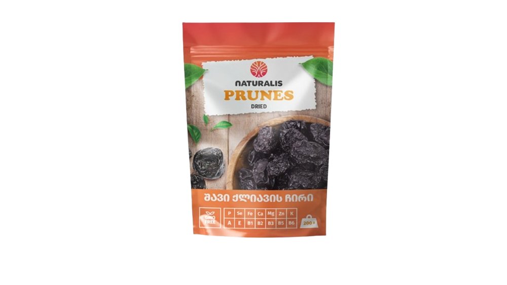Naturalis Орехи dried black plums (200 g)