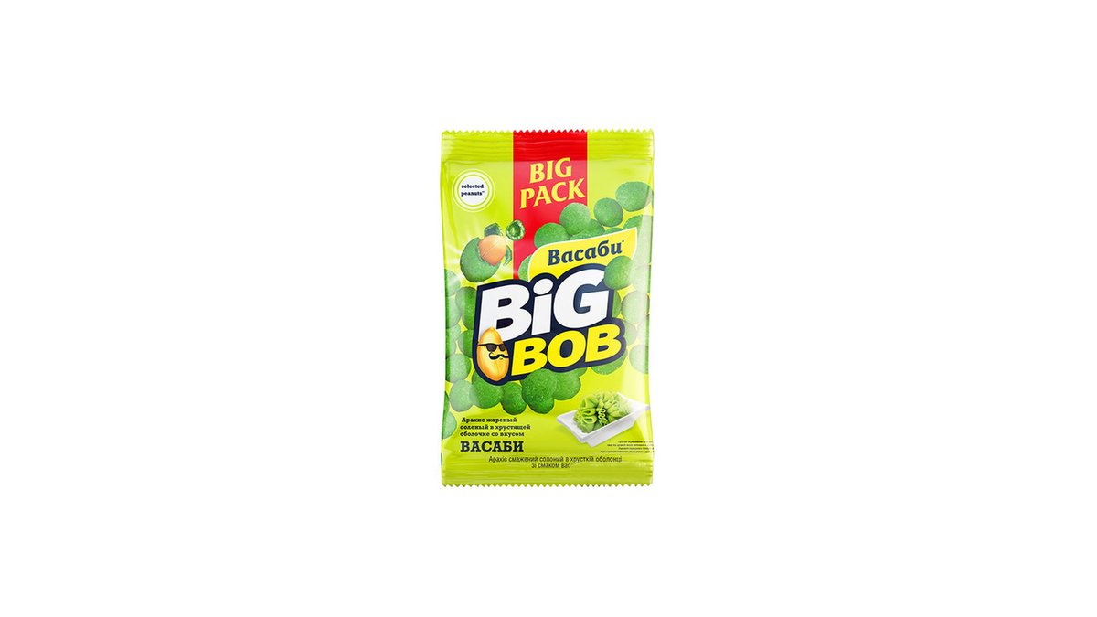 BIG BOB Орехи wasabi flavor (90 g)