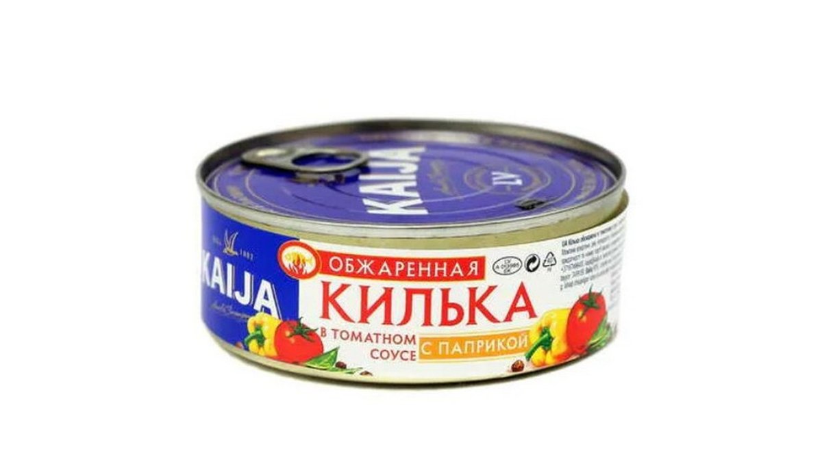 თევზი smoked kilka in tomato paprika (240 gr)