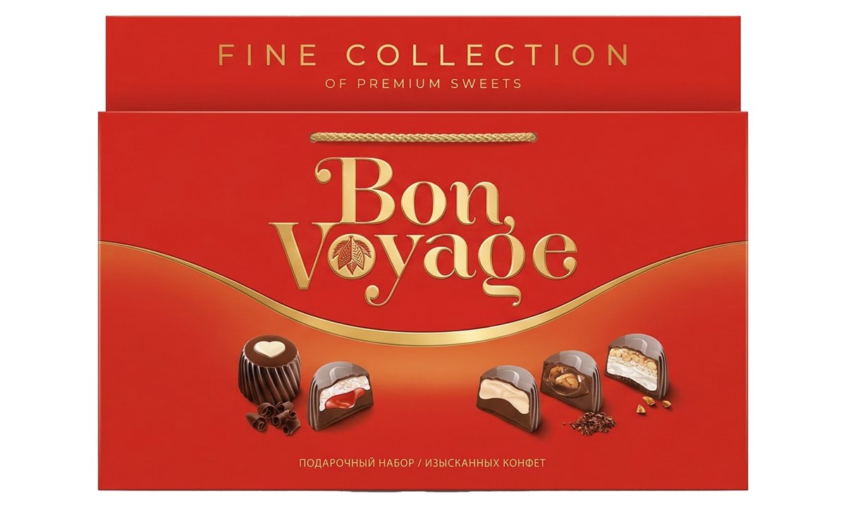 Bon Voage საჩუქრის კალათი red (740 გ)