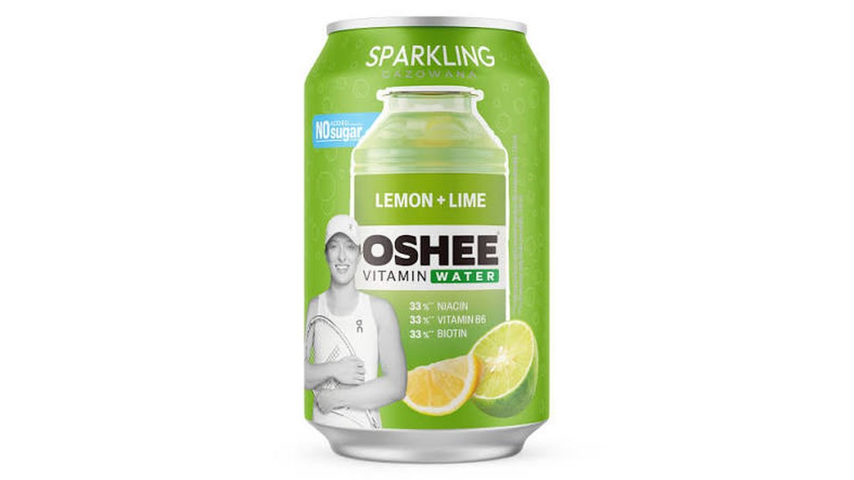 OSHEE soda უშაქრო ლიმონის და ლაიმის არომატით (330 ml)