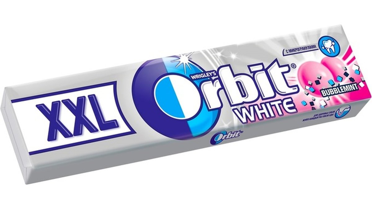 Orbit жевательная резинка XXL White