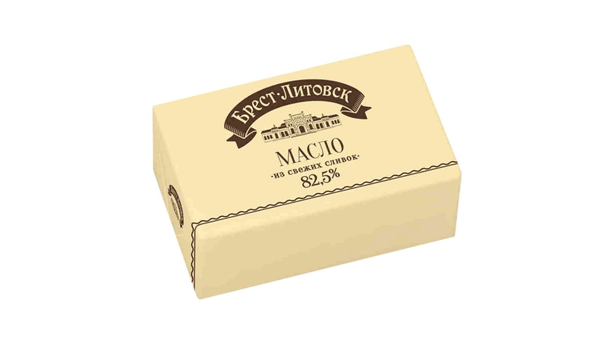 სავუშკინ პროდუქტ Масло Creamy Brest-Litovsk Unsalted (180 g)
