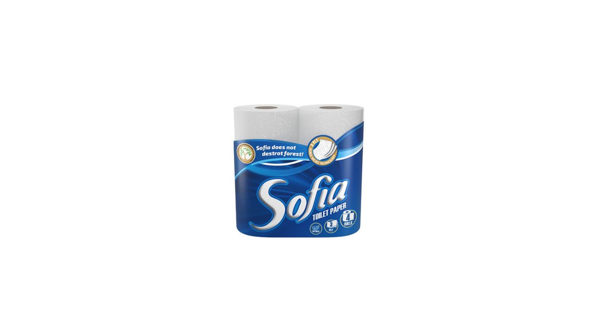 Sofia ტუალეტის ქაღალდ ი (4 pcs)