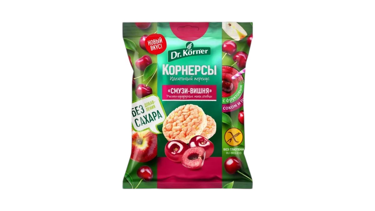 Dr.Körner хлеб smoothie-cherry (40 g)