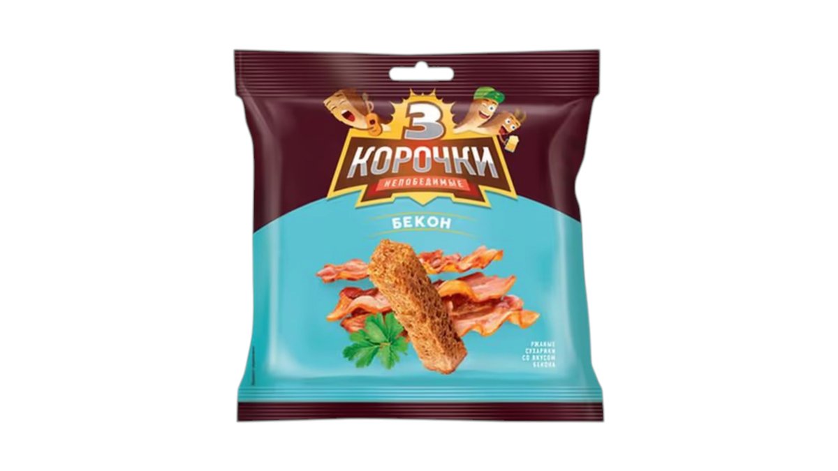 3 Korachki Крекеры ბეკონის (25 g)