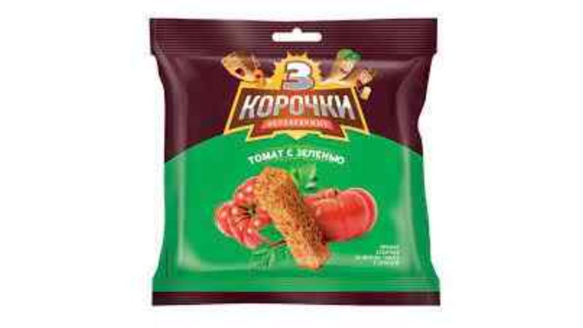 3 Korachki Крекеры tomato and herbs (25 g)