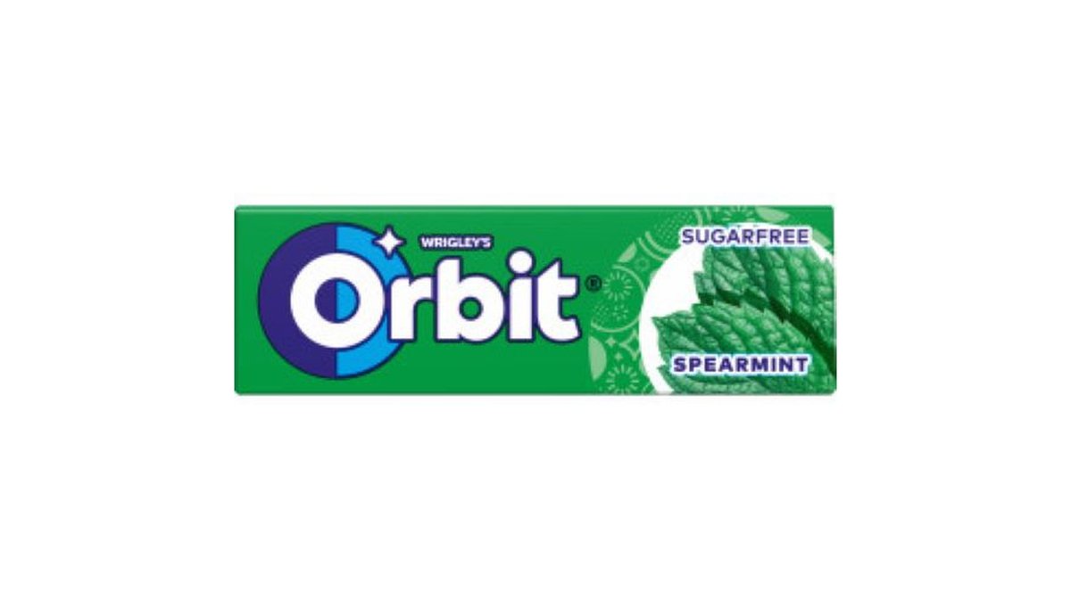Orbit ჟვება რეზინა Spermint (13.6 g)