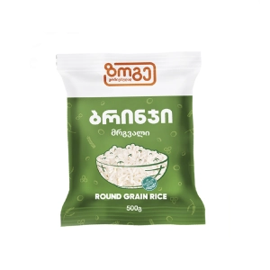 Zoge Длиннозерный рис Round grain (500 g)