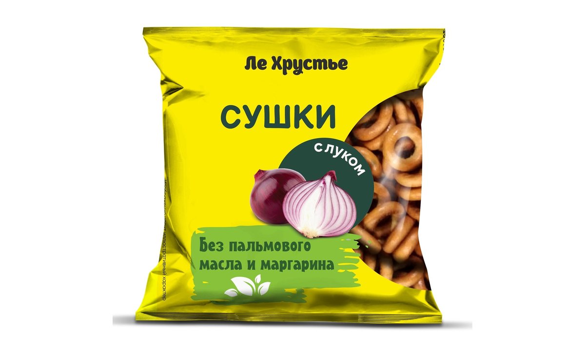 ლე ხრუსწიე Хрустящий Хлеб with onion (200 g)