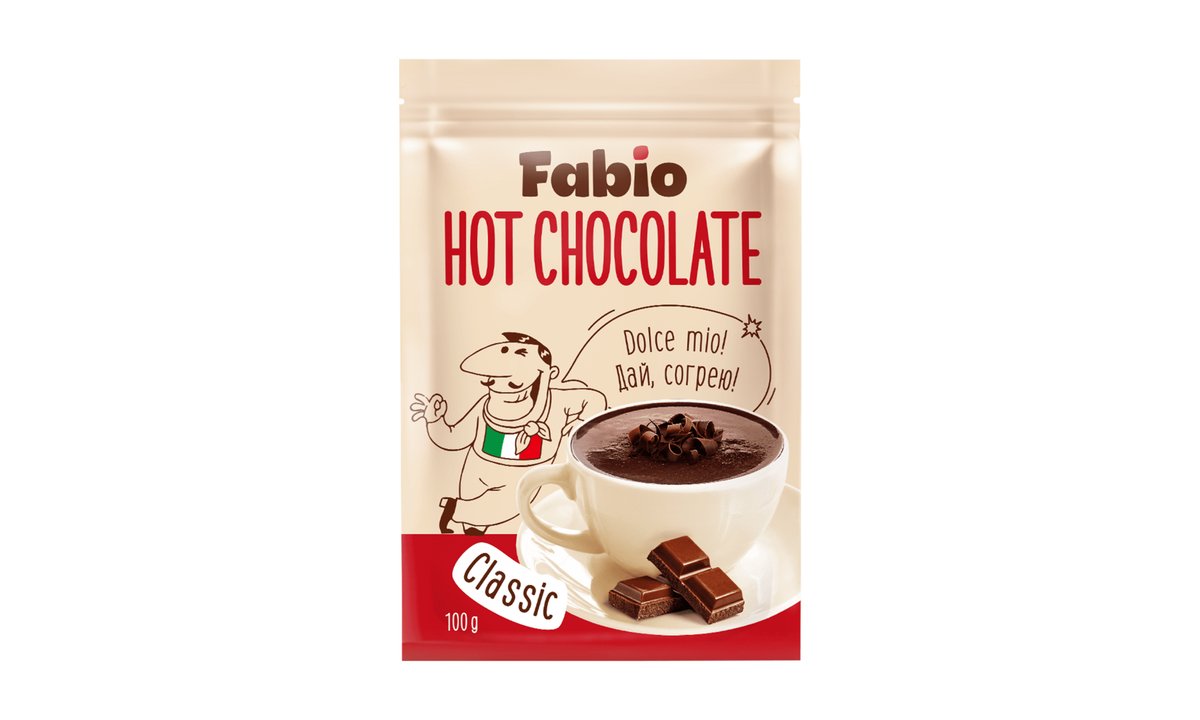 Fabio ხსნადი ყავა Classic hot chocolate (100 g)
