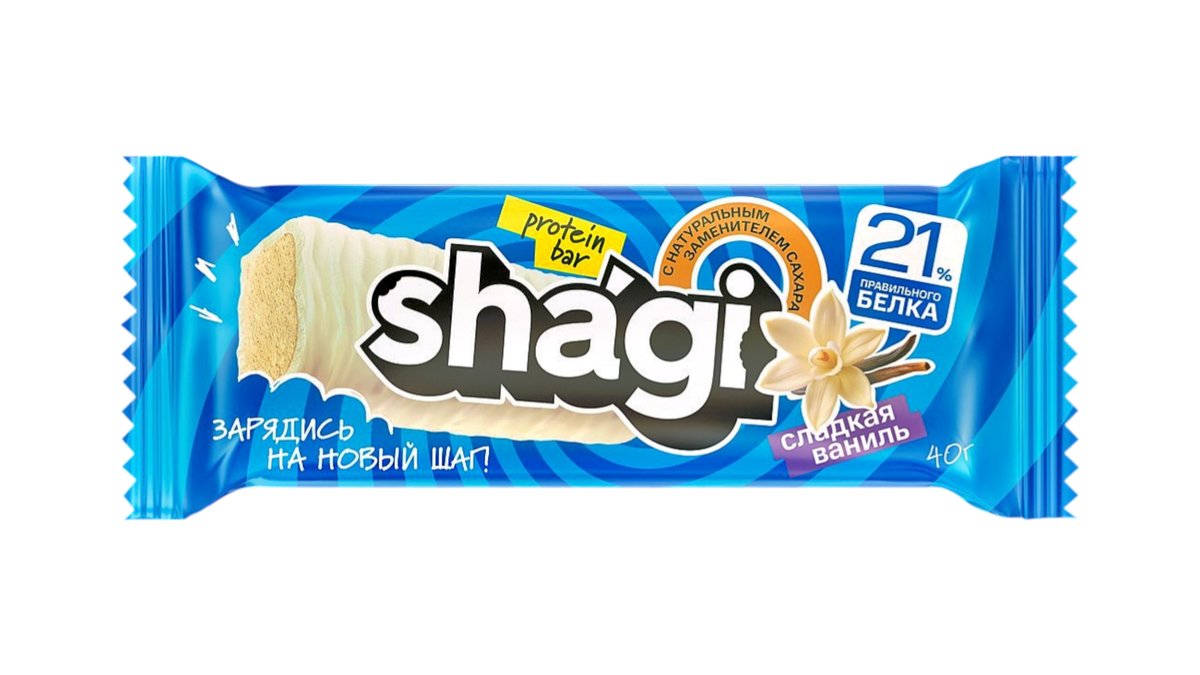 Shagi Protein Bar Vanilla Flavor (40 g)