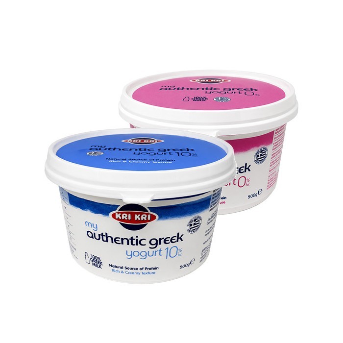 კრი კრი Yogurt ბერძნული 0%; 10% (500 გ)