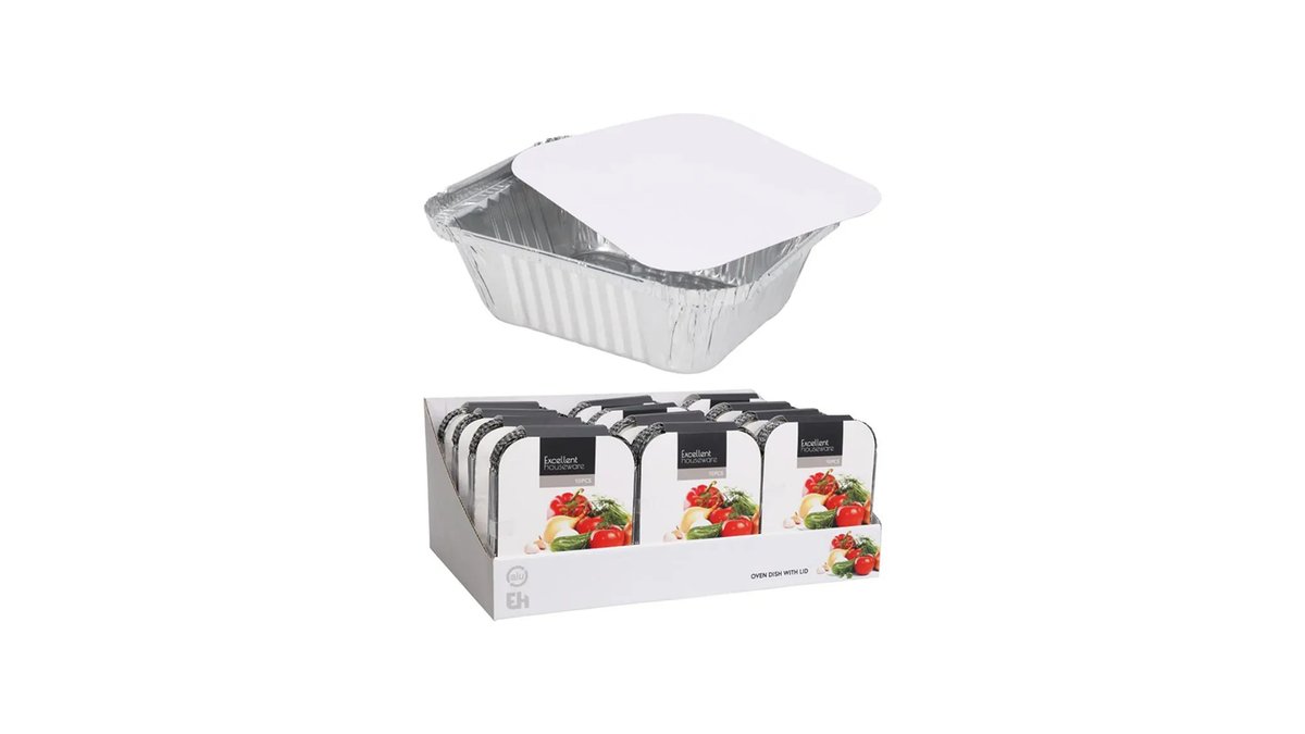 Koopmann Одноразовая алюминиевая форма ერთჯერადი (10 pcs)