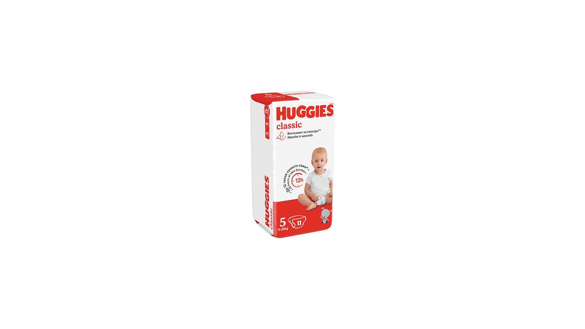 ჰაგისი подгузники Classic 11-25kg (11 pcs)