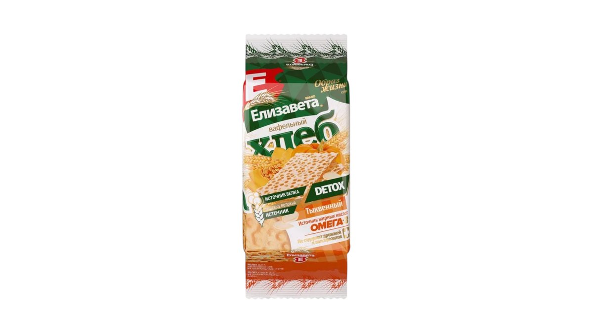 Elizaveta хлеб DETOX pumpkin (80 g)