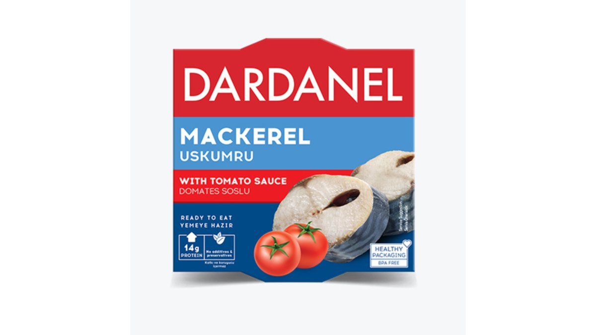 Dardanel fish mackerel with tomato sauce (160 g)