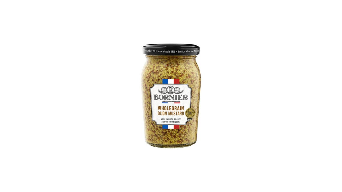 Bornier Mustard Whole Grains (210 gr)
