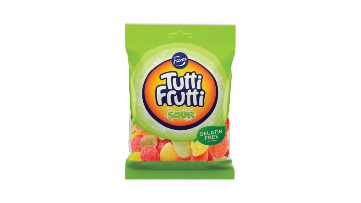 Jellybean ფრუტების ჟელე Mulberry Sour (120 g)