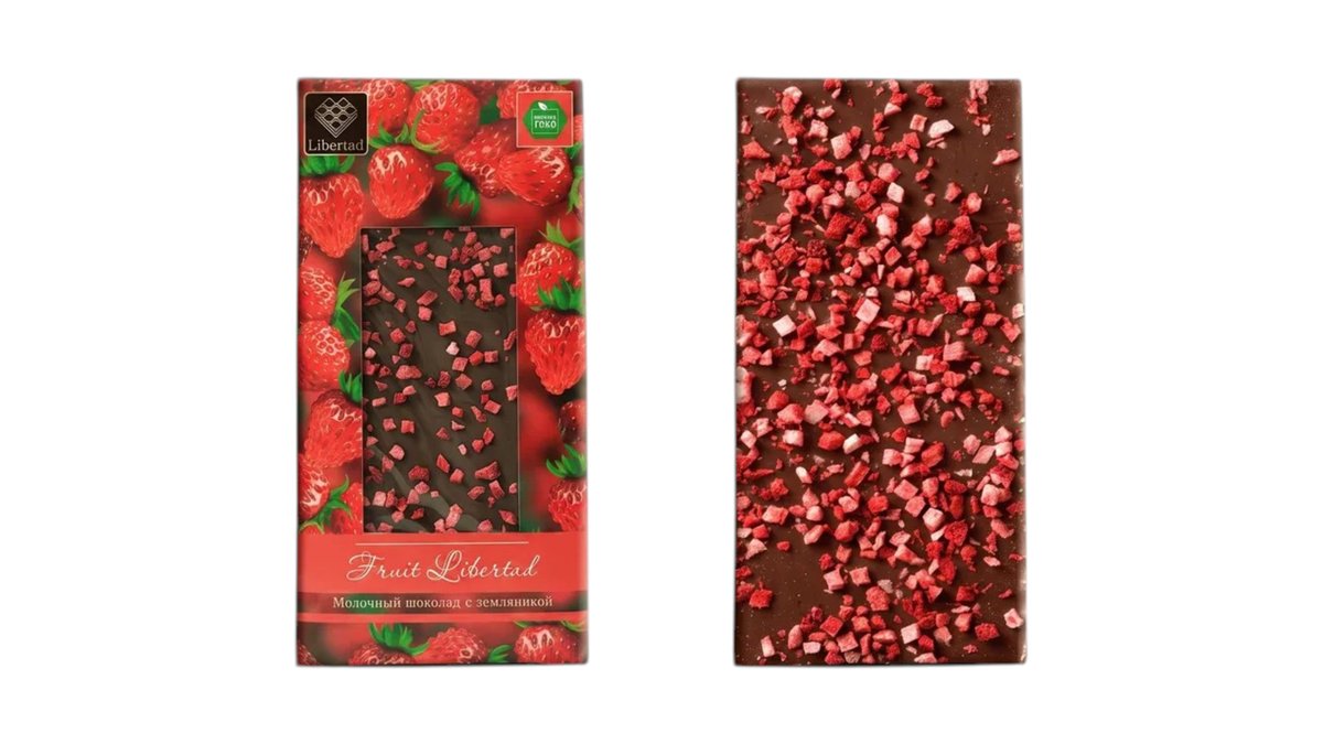 Fruit Libertad შოკოლადი milk chocolate (80 g)
