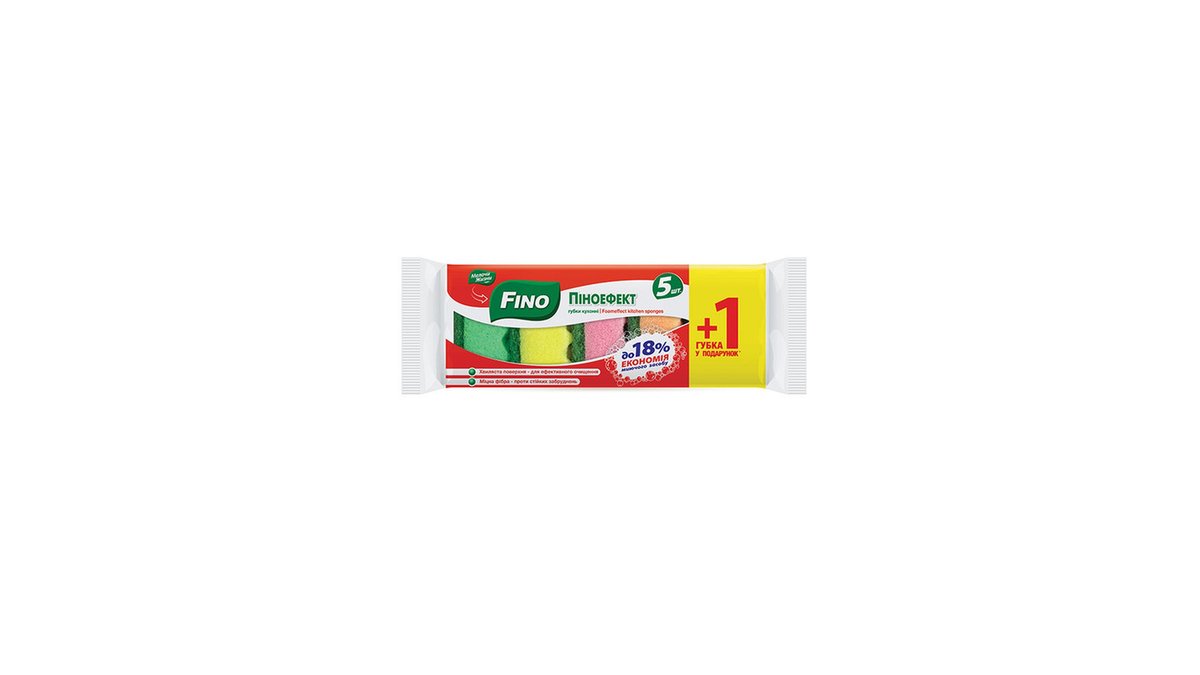FINO Cleaning Sponge (6 pcs)