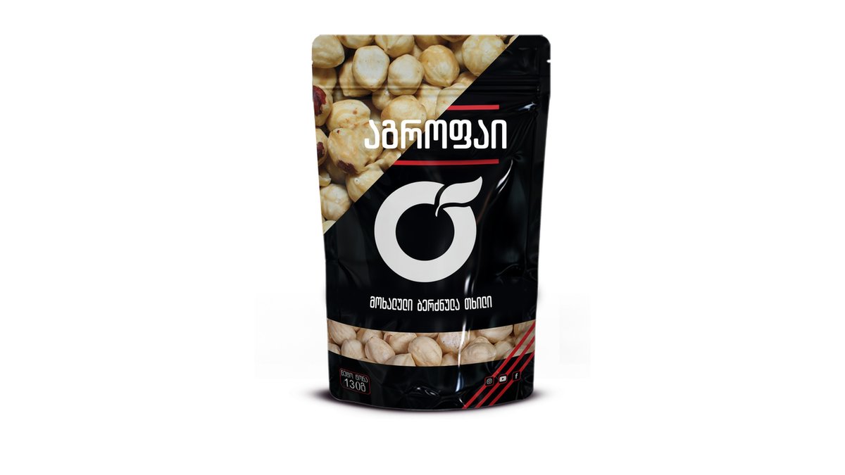 აგროფაი Орехи მოხალული ბერძნულა (130 g)