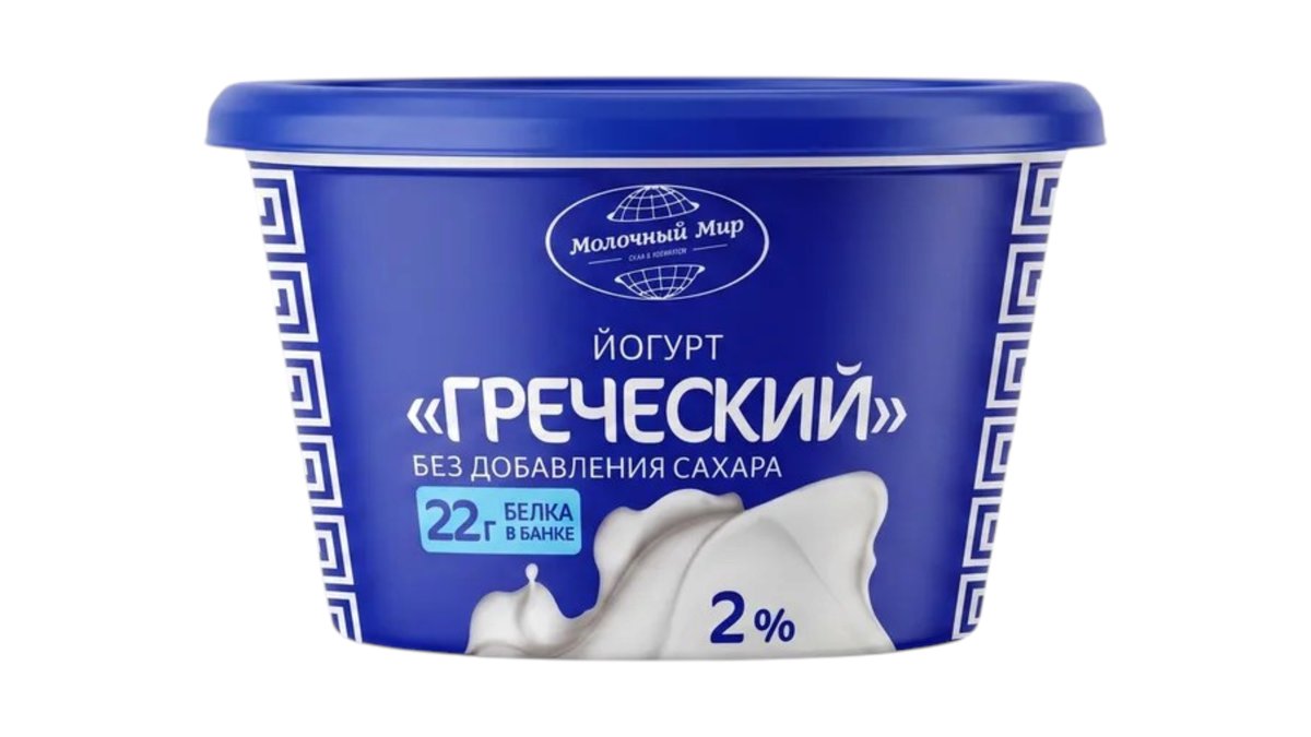 Molochni Mir yogurt ბერძნული 2,0% (280 g)
