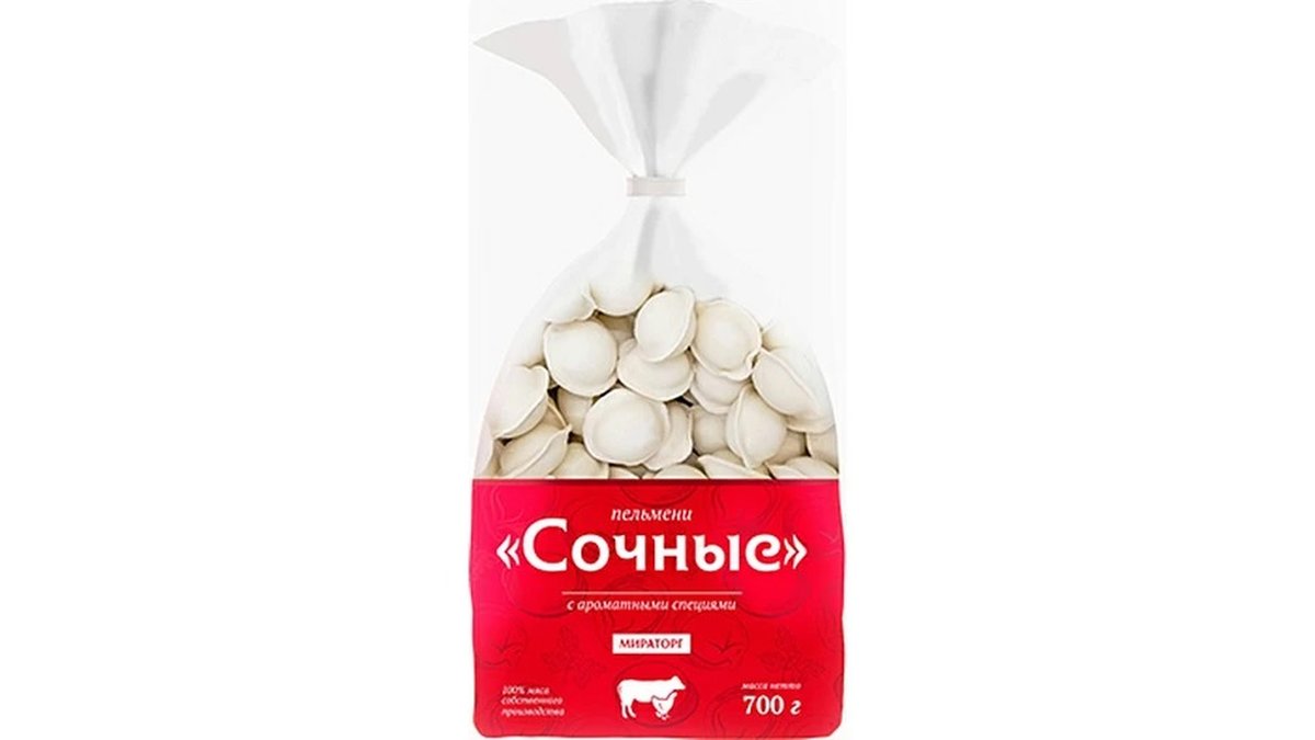 Miratorg Dumplings beef and poultry soup (700 g)