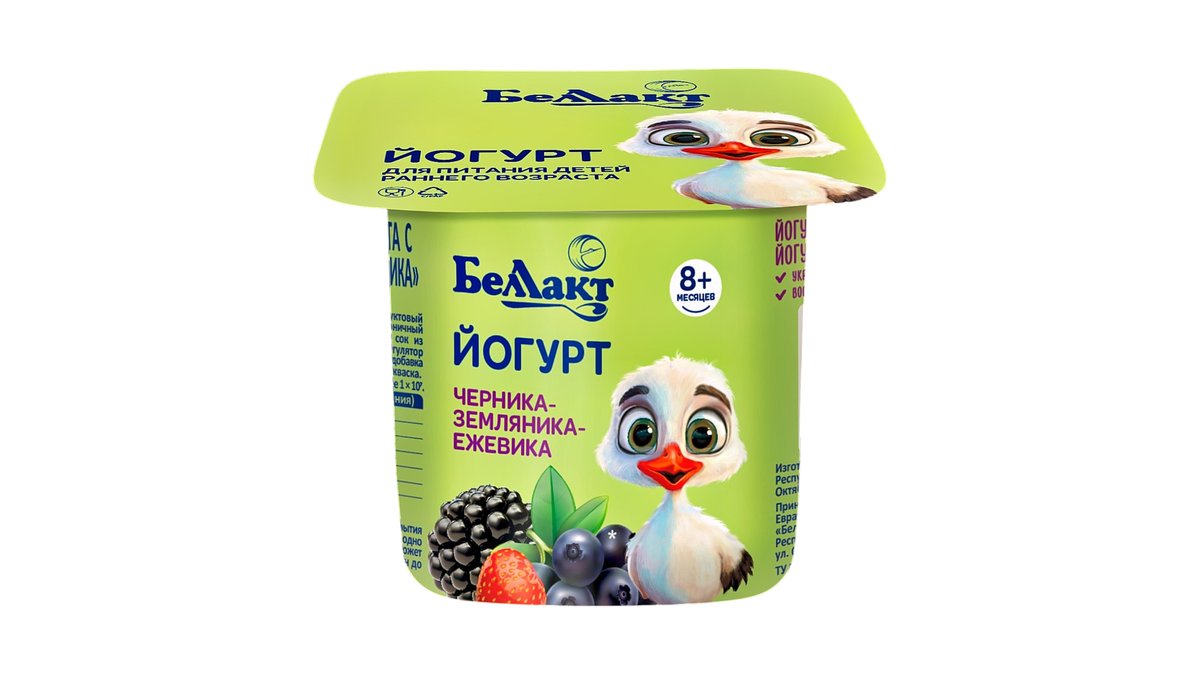 Belact Йогурт მოცვი-ხენდრო-მაყვალი (100 g)