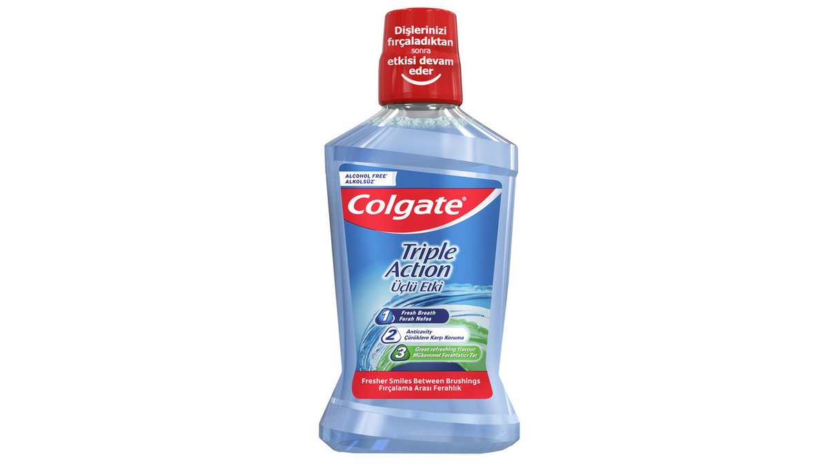 COLGATE Полоскание для рта Triple Action (500 ml)