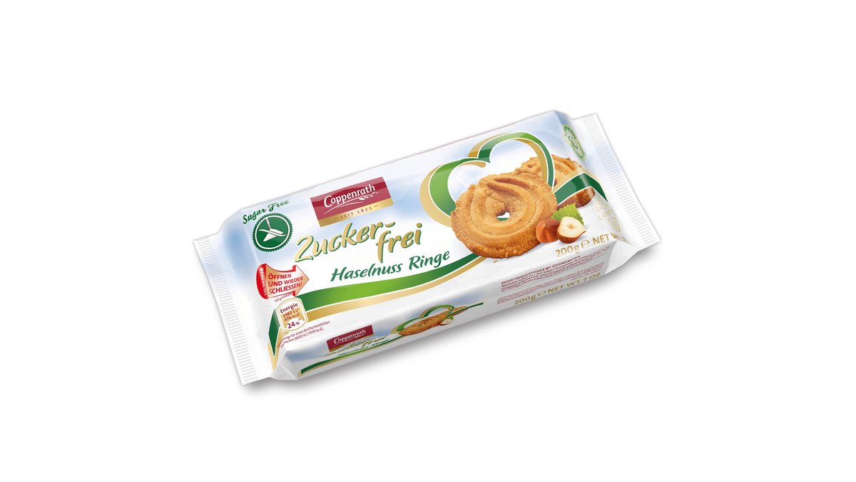 Coppenrath Песочное печенье sugar-free nuts (200 gr)