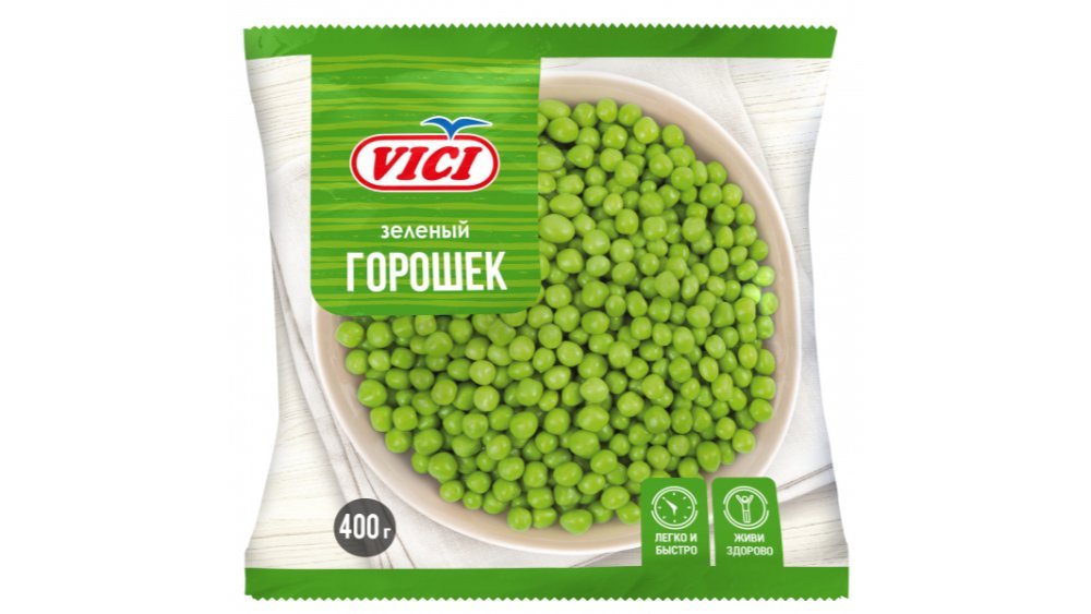 Vichy Замороженные овощи მწვანე ბარდა (400 g)