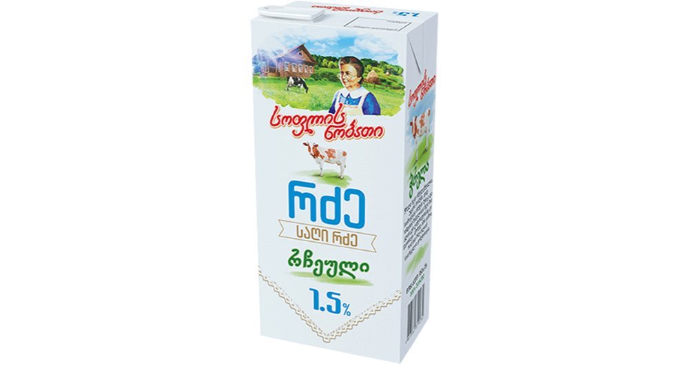 სოფლის ნობათი რძე 1.5% (1055 gr)